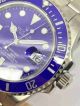 Swiss Fake Rolex Submariner Watch SS Blue Dial Ble Ceramics (5)_th.jpg